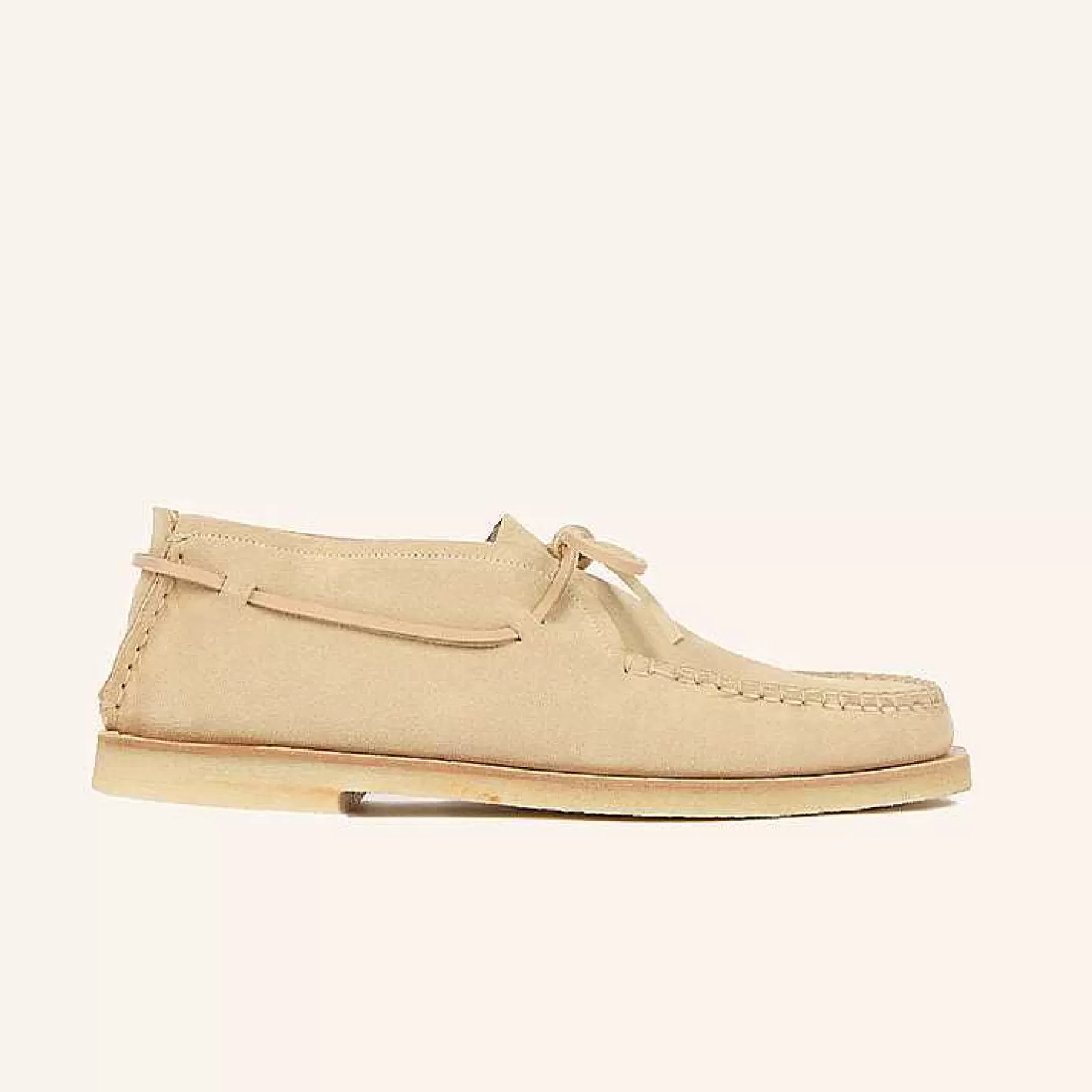 New Heschung Arapaho-Loafer Zand Kalfssuede