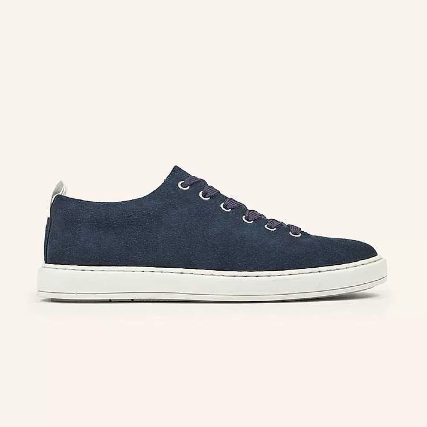 Outlet Heschung Court-Sneakers Petrol Kalfssuede