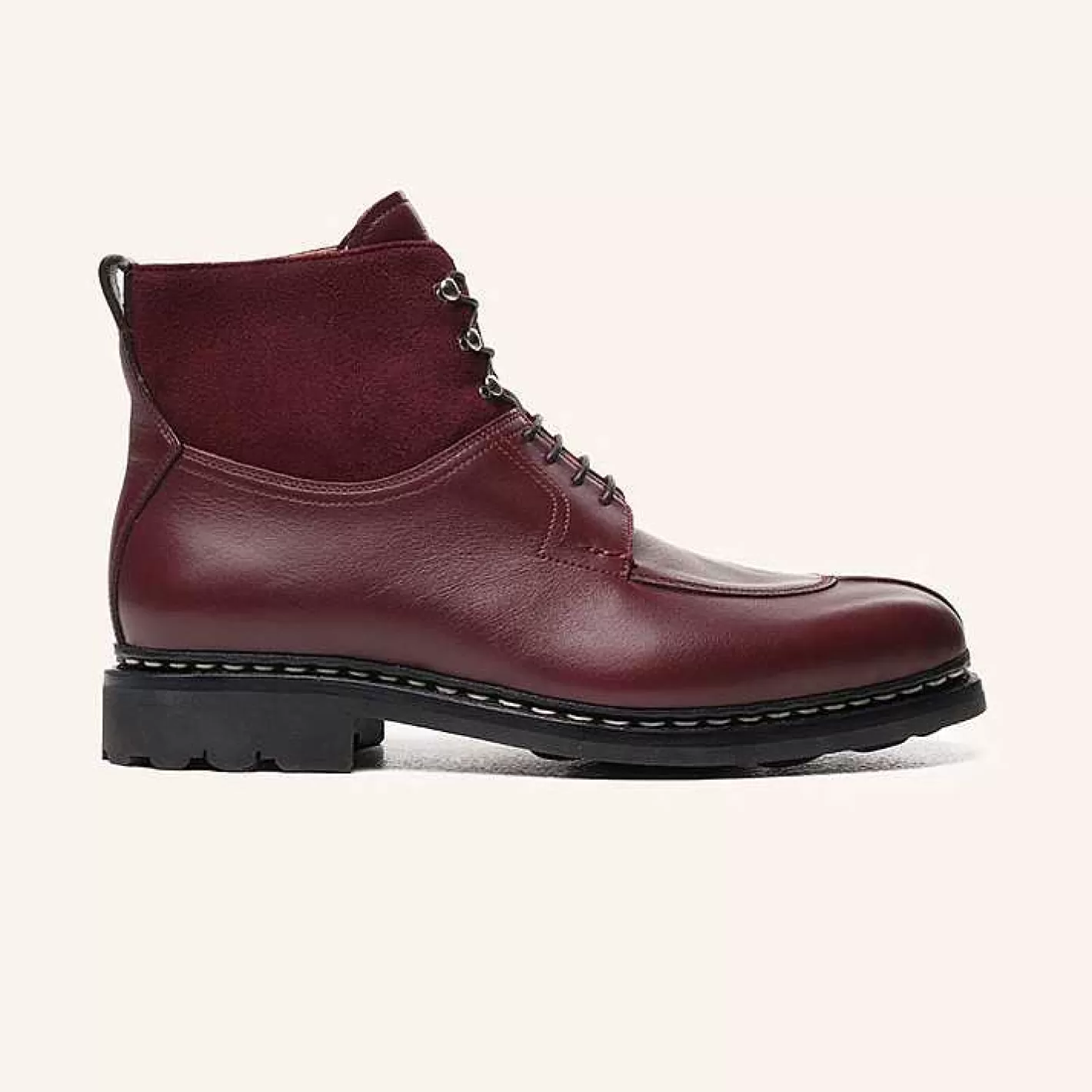 Flash Sale Heschung Ginkgo-Enkellaars Bordeaux Hydrovelours