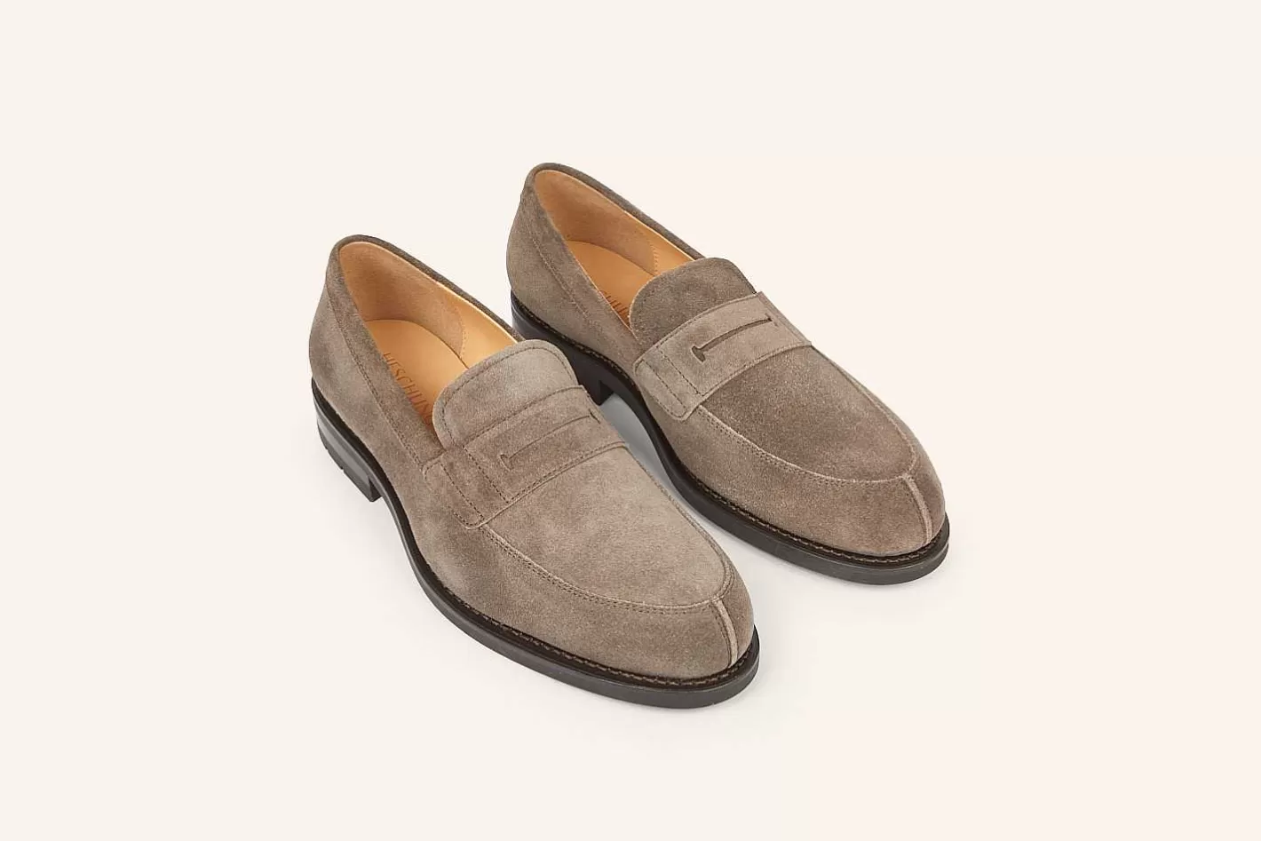 Discount Heschung Lilium Loafer Met Leren Zool Acacia Hydrovelours