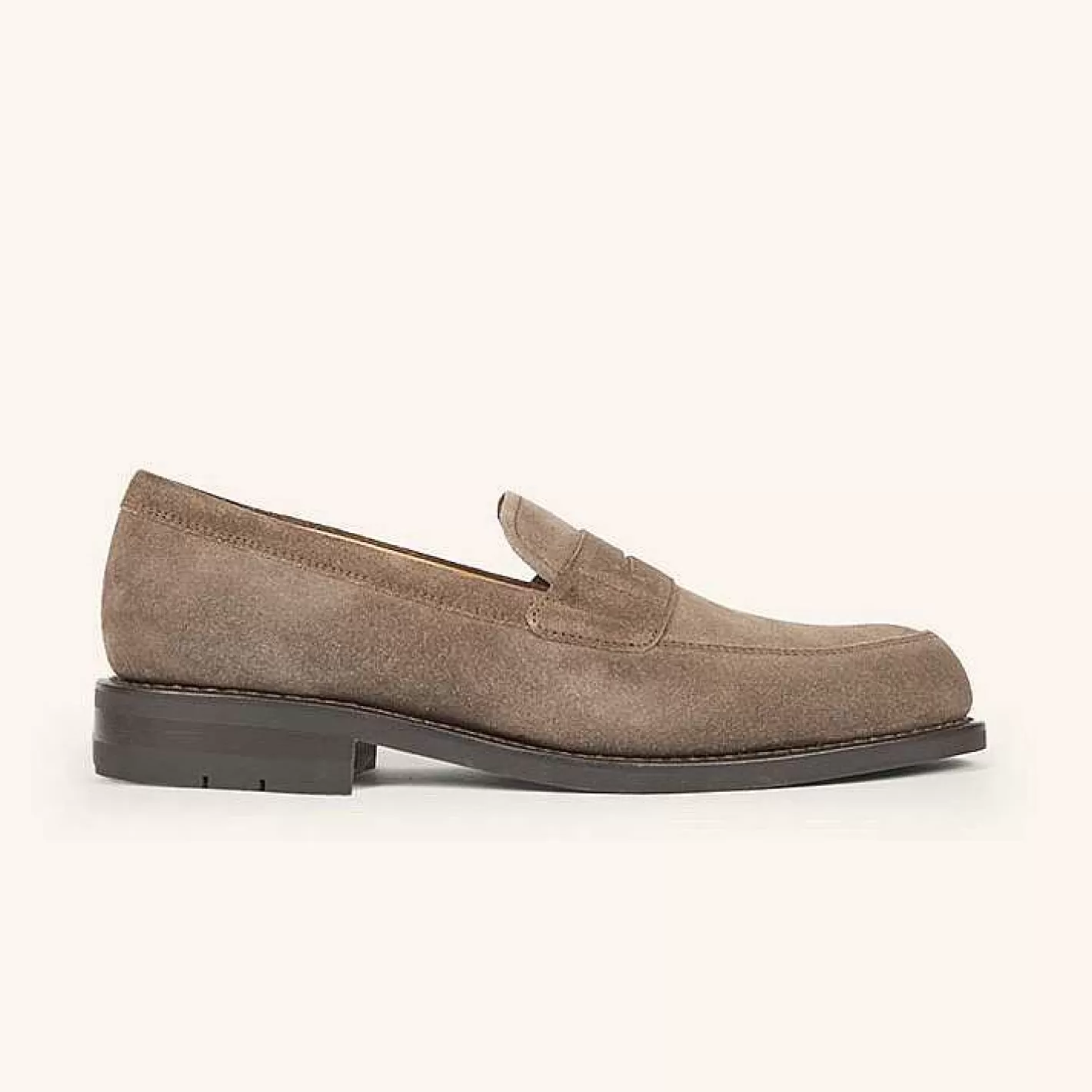 Discount Heschung Lilium Loafer Met Leren Zool Acacia Hydrovelours