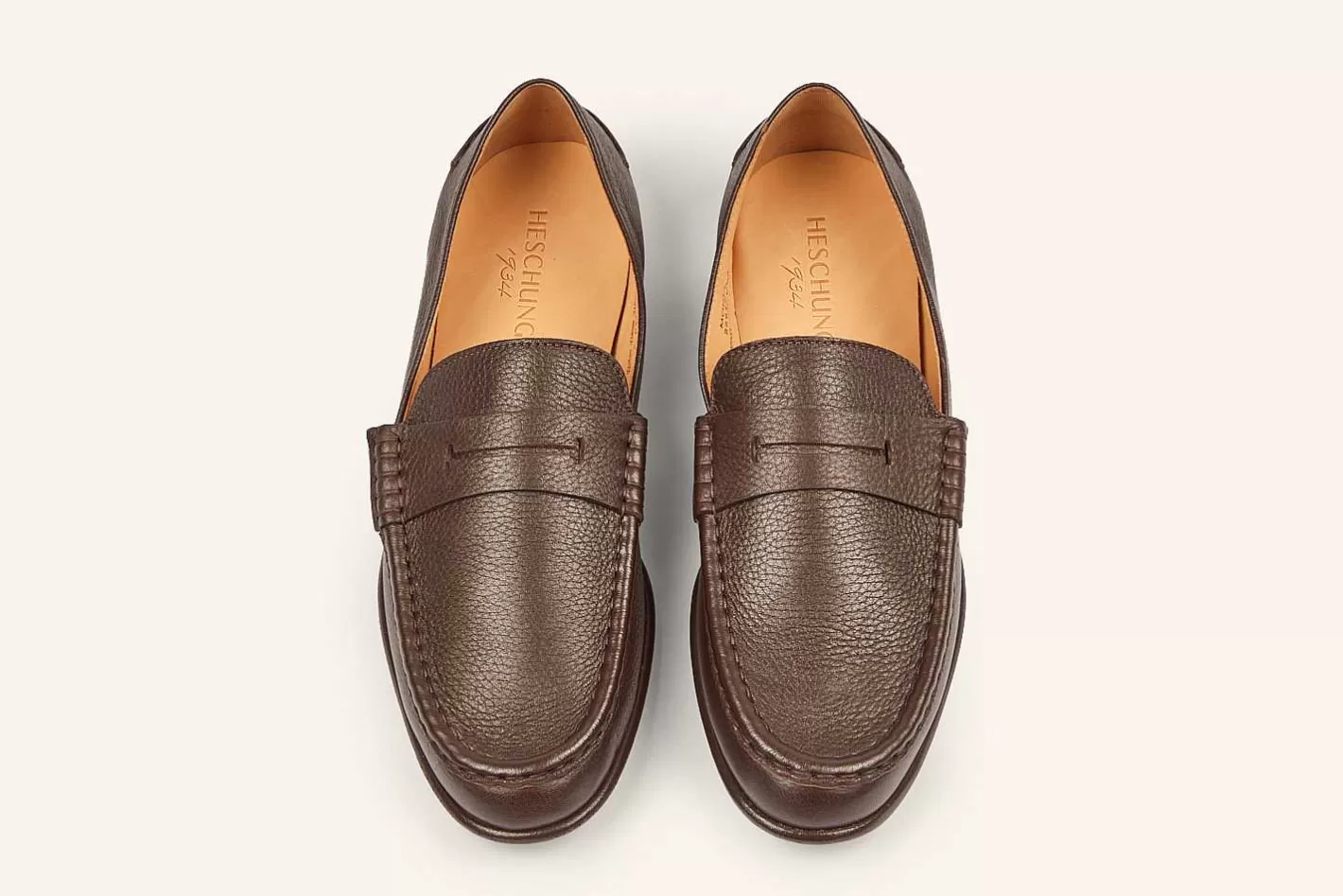 Fashion Heschung Monza-Loafers Moro Hertenleer Flex-Leer